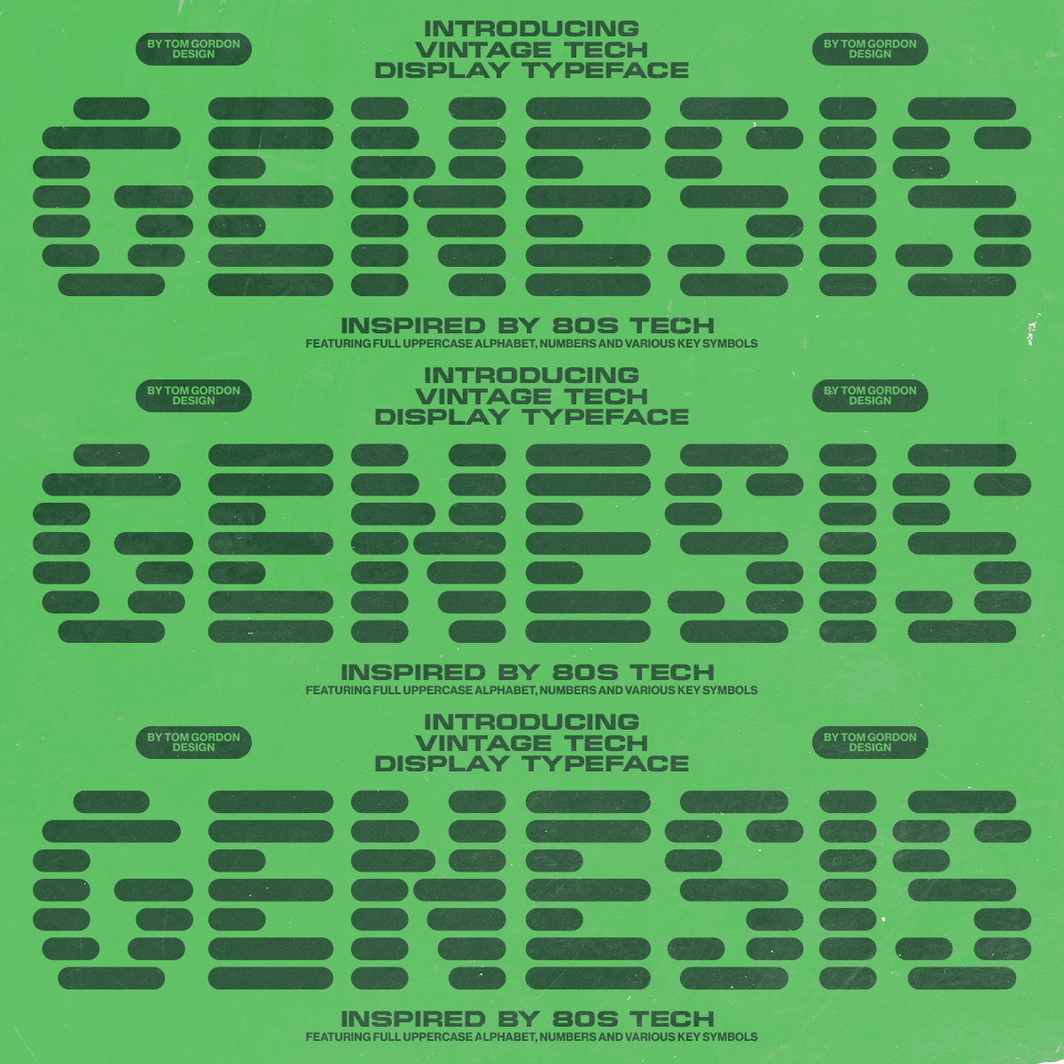 Genesis Display Font
