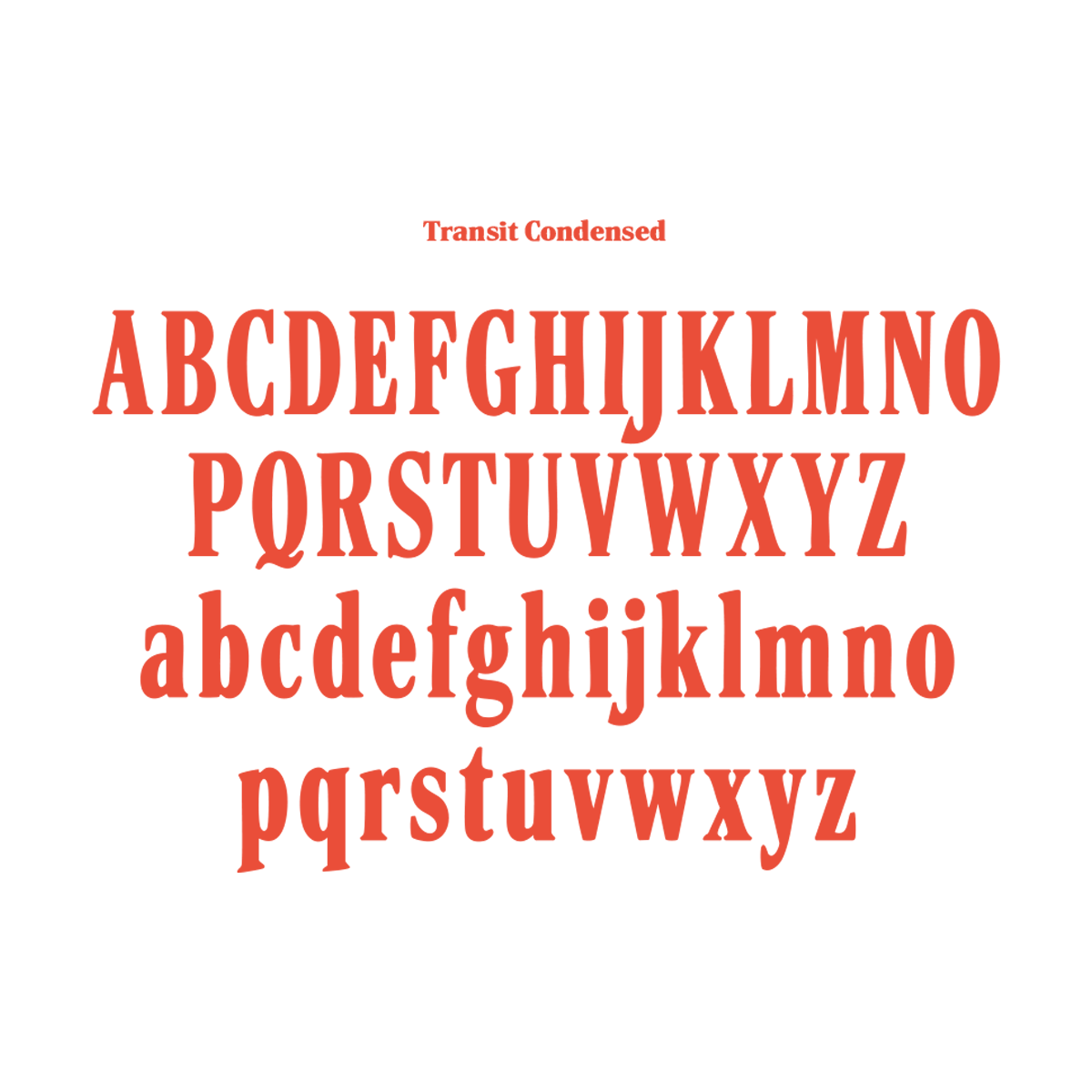Transit Hand-drawn Serif Font