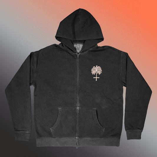 AS Colour Faded Relax Zip Hoodie Mockup