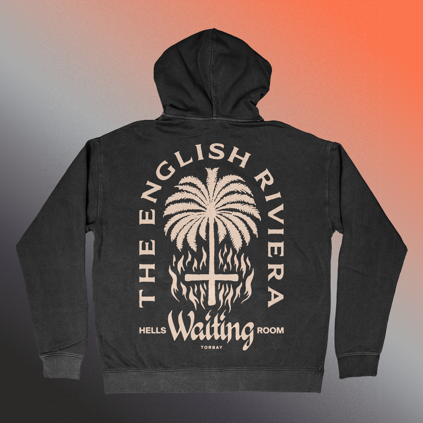 AS Colour Faded Relax Zip Hoodie Mockup