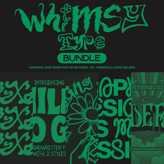 Whimsy Type Font Bundle