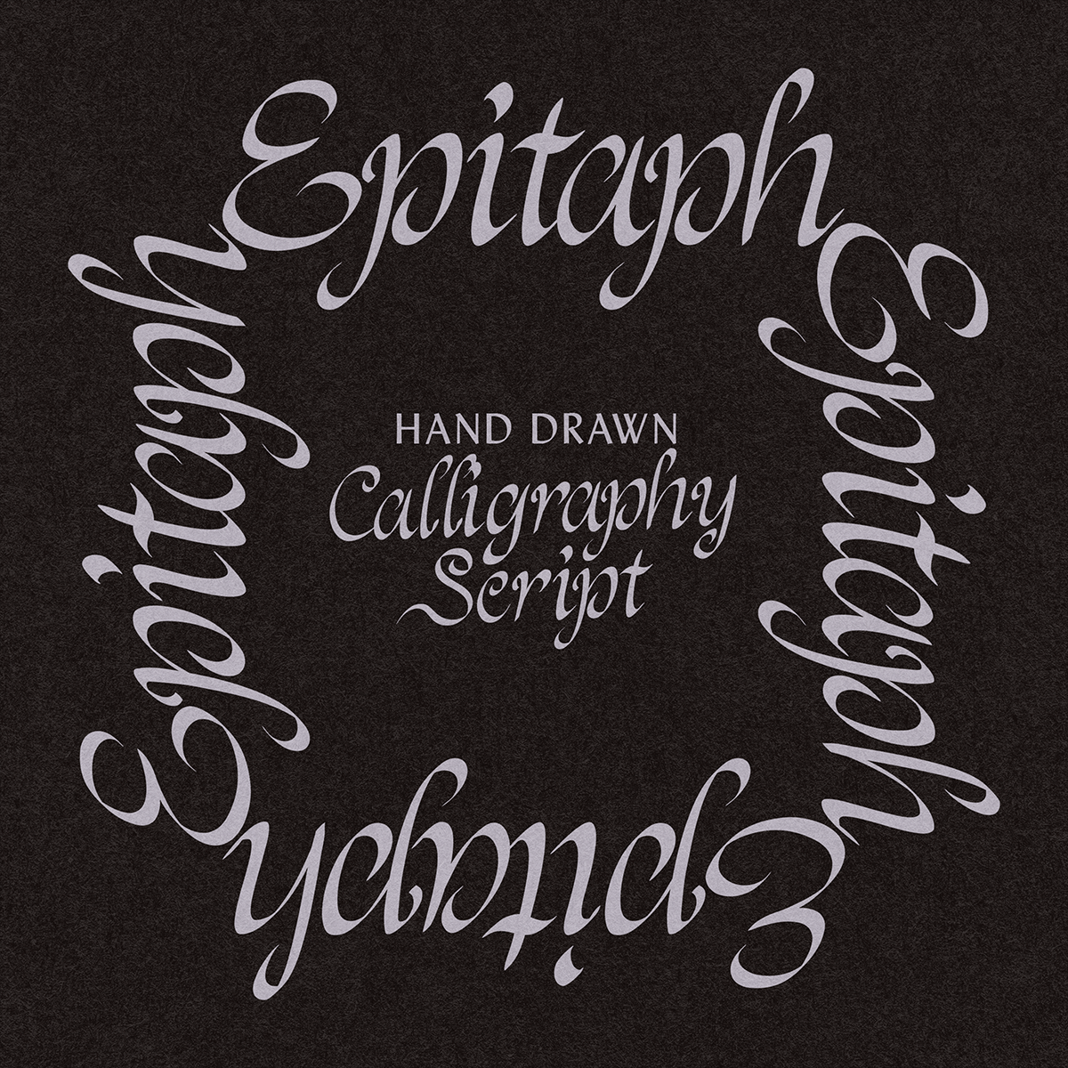 Epitaph Hand Drawn Script Font