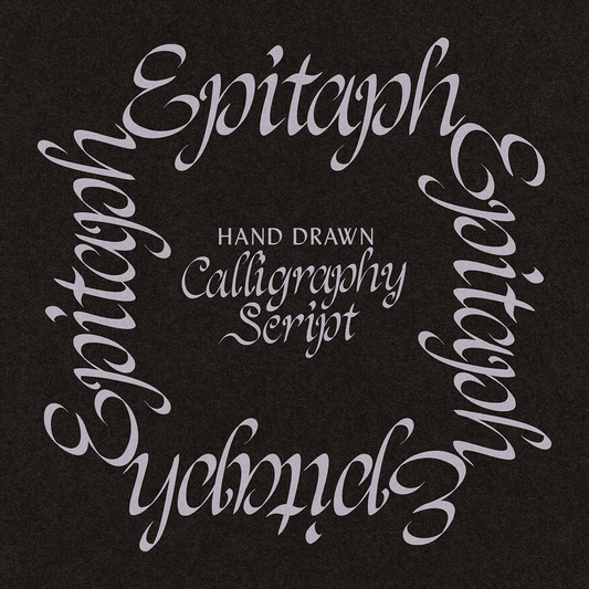 Epitaph Hand Drawn Script Font