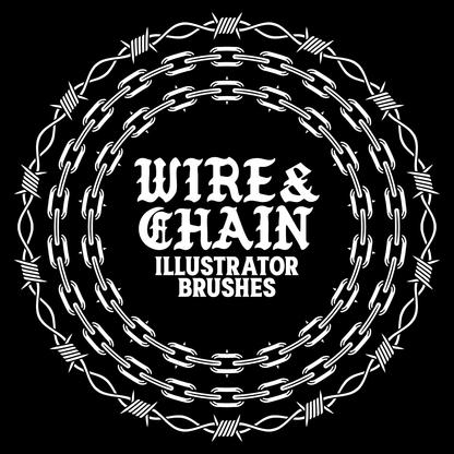 Wire & Chain Illustrator Brushes