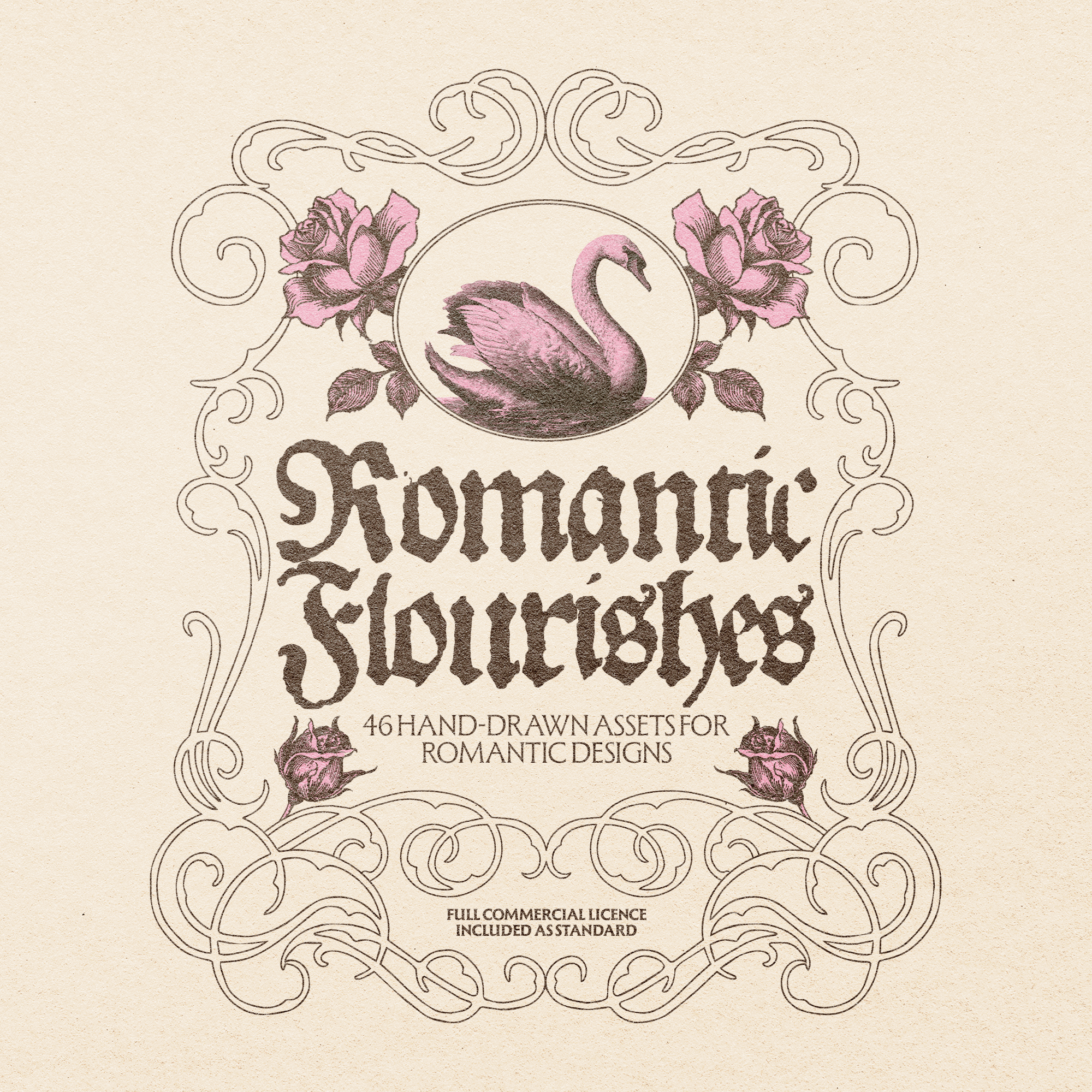 Romantic Flourishes Vector Assets