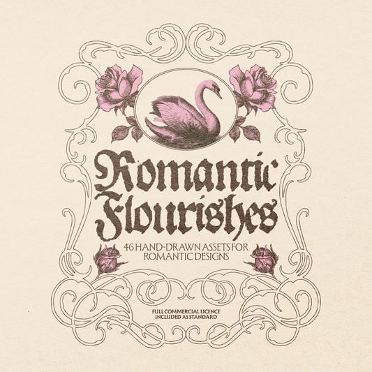 Romantic Flourishes Vector Assets