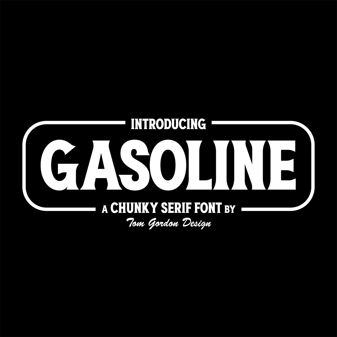 Gasoline Serif Display Font