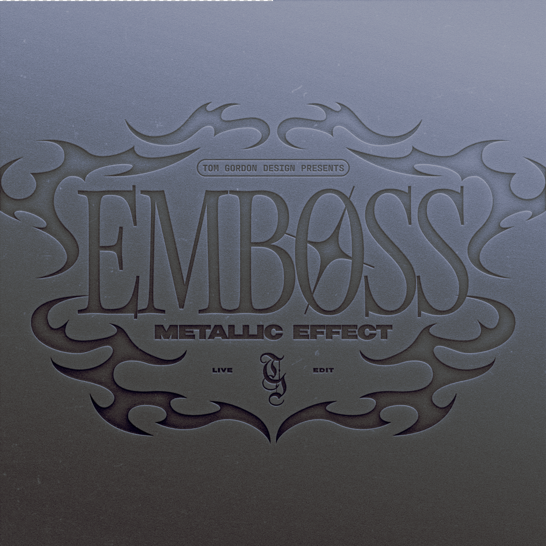 Embossed Metal Effect