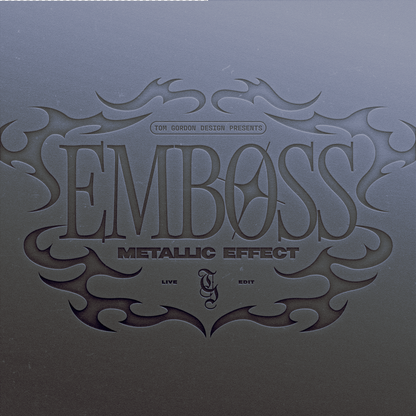 Embossed Metal Effect