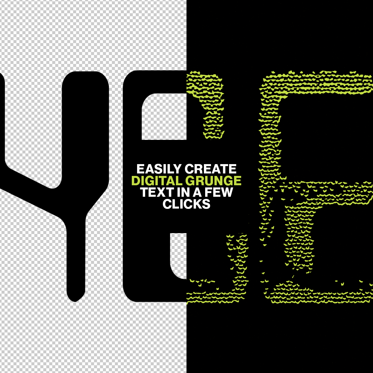 Digital Grunge Text Effects