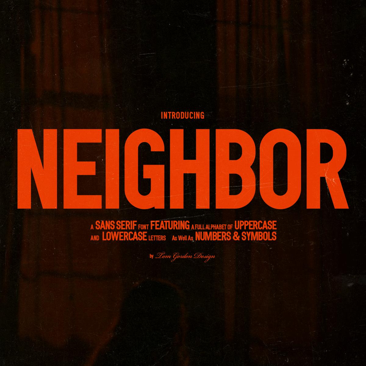 Neighbor Condensed Sans Serif Font