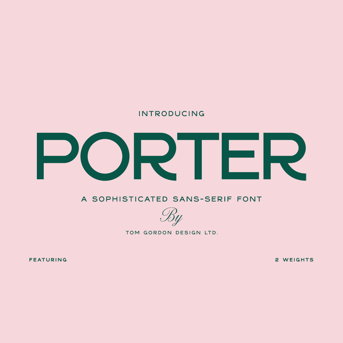 Porter Sans Serif Font Combo