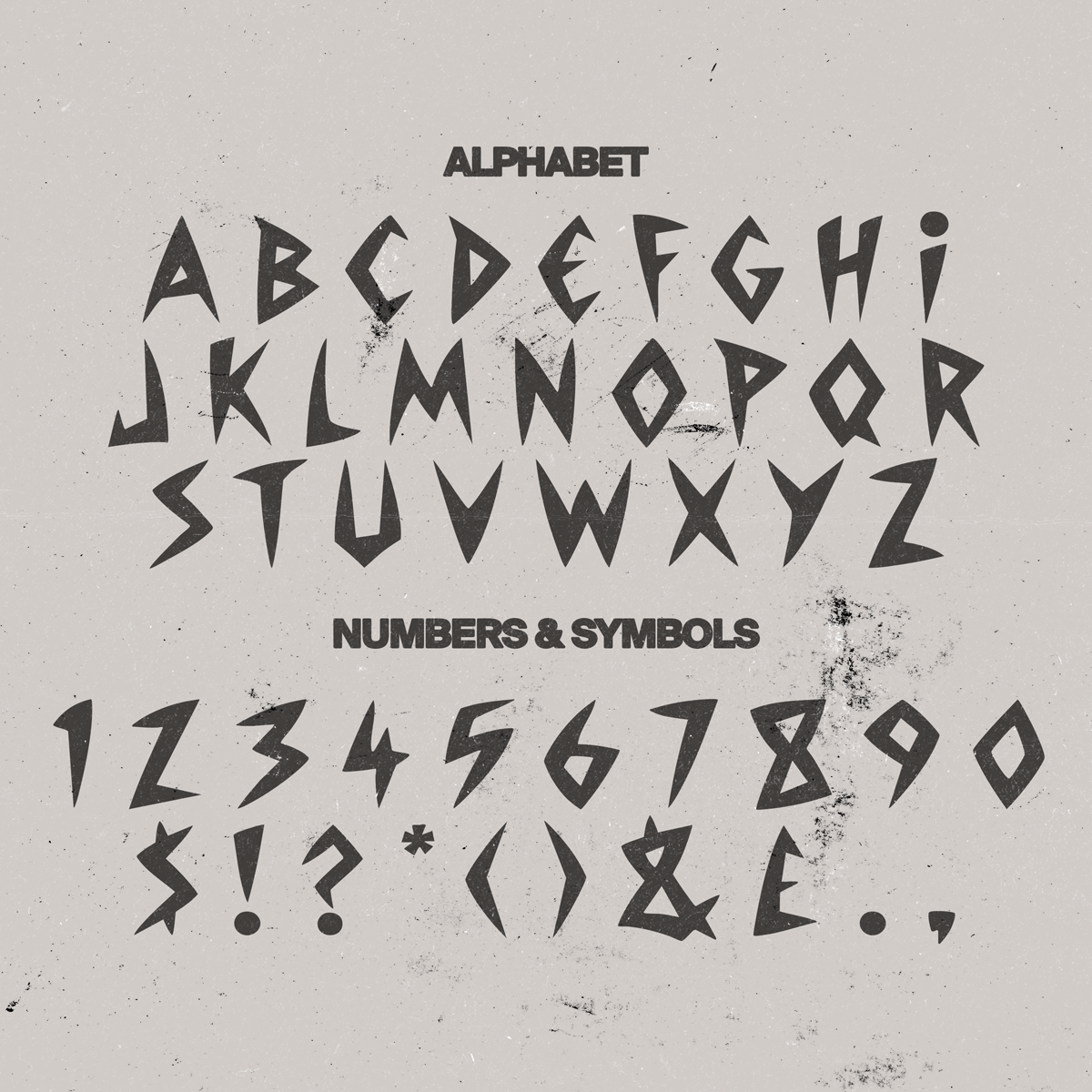 Thrash Font