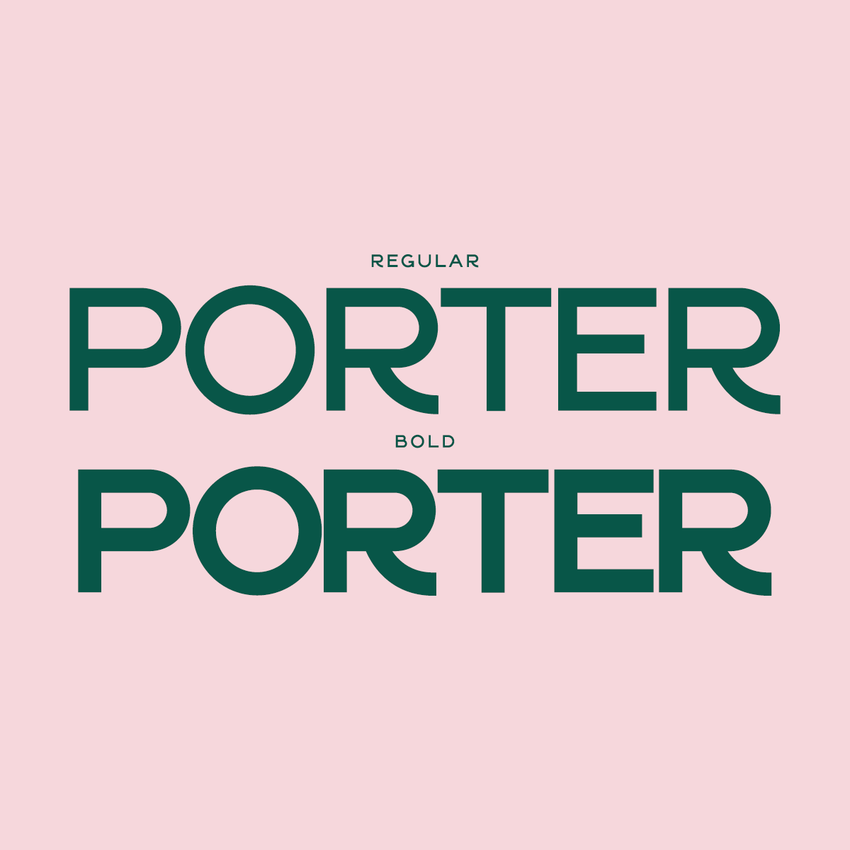 Porter Sans Serif Font Combo