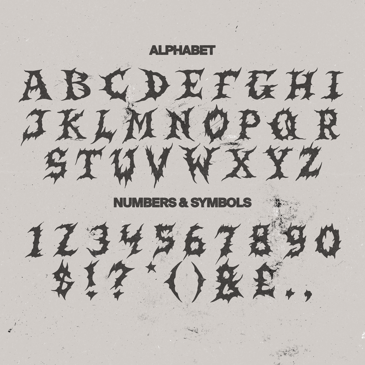 Breakdown Font