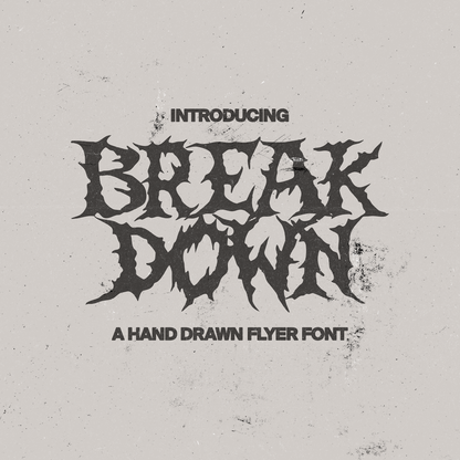 Breakdown Font