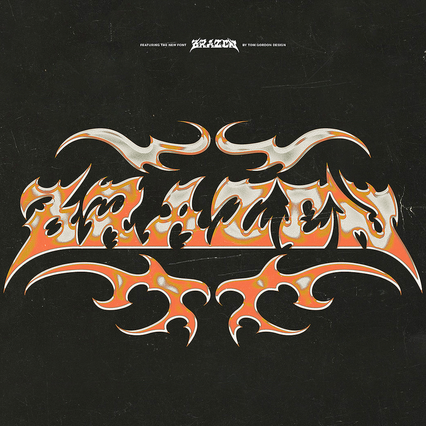 Brazen Font + FREE EXTRA Vector Pack – TOM GORDON | STORE