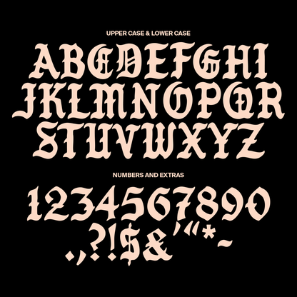 Death Letter Font