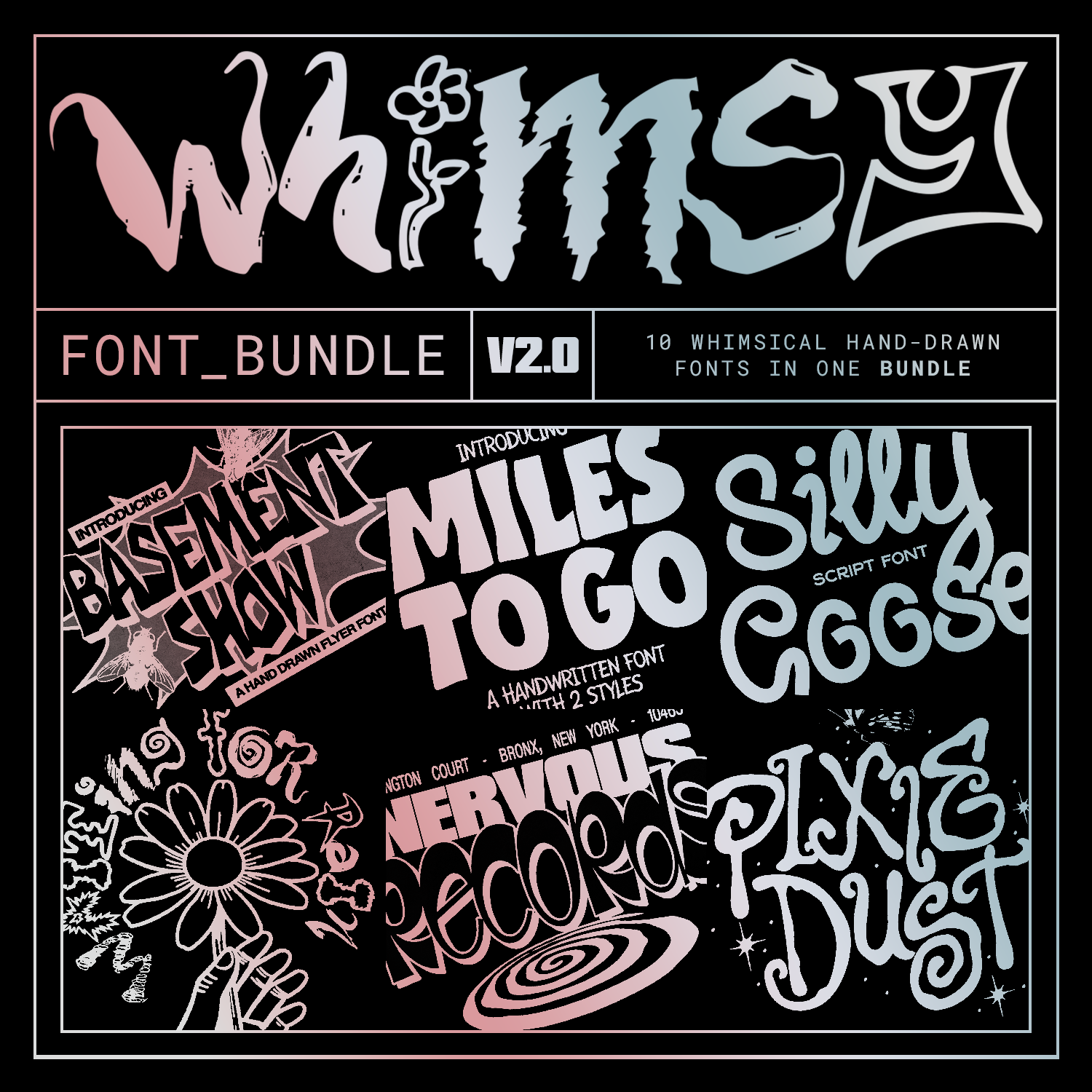 Whimsy Font Bundle V2.0
