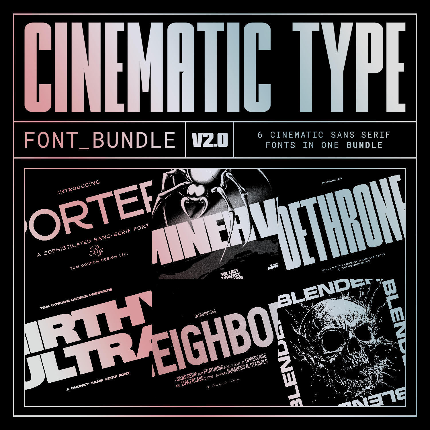Cinematic Font Bundle V2.0