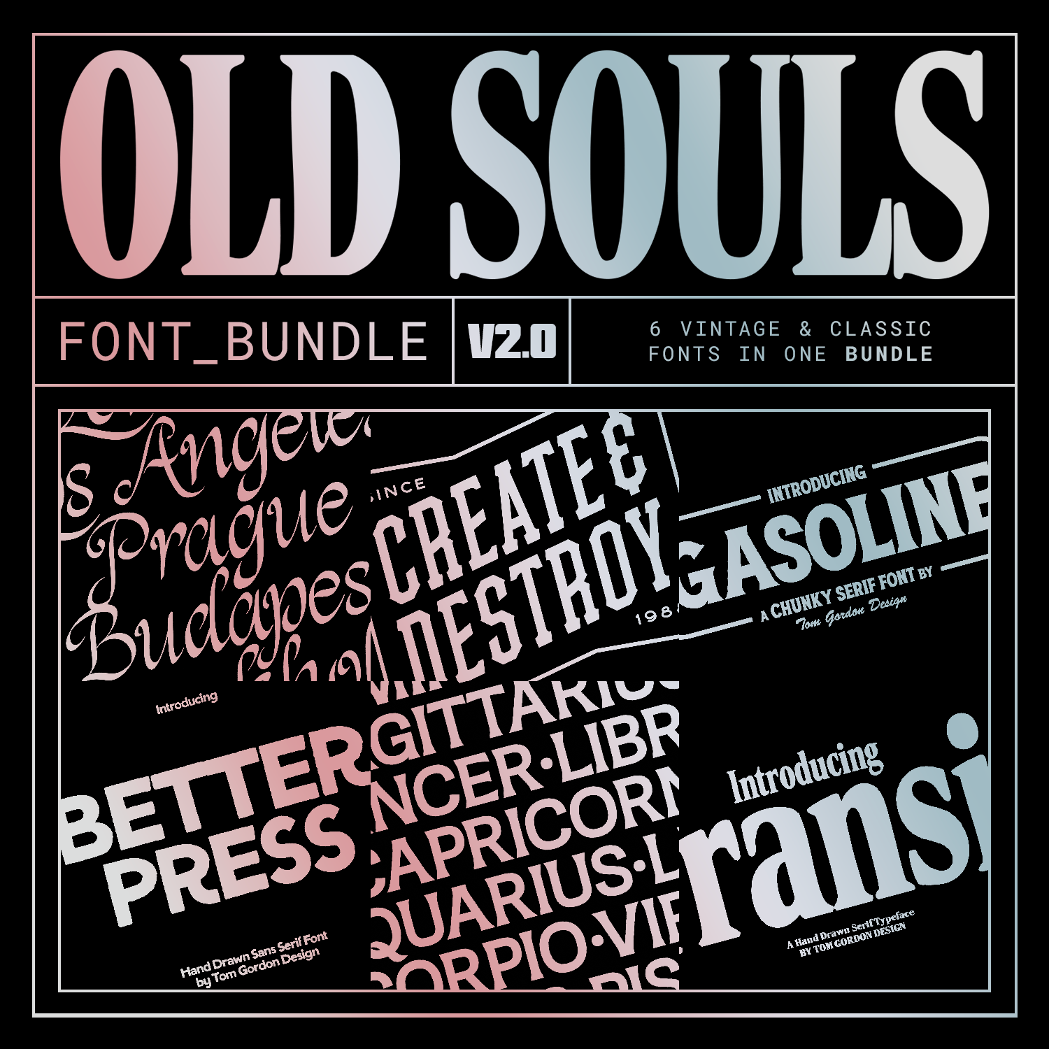 Old Souls Font Bundle V2.0