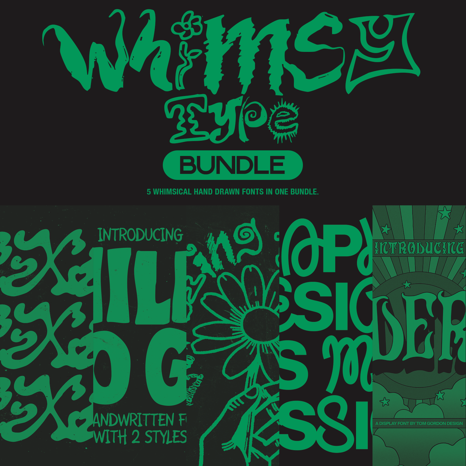 Whimsy Type Font Bundle